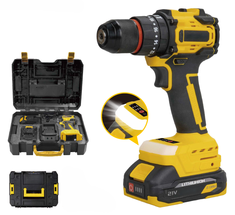 Brushless motor, cordless electric drill  HT5006