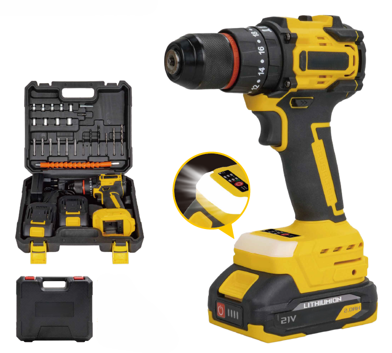 Brushless motor, cordless electric drill  HT5006